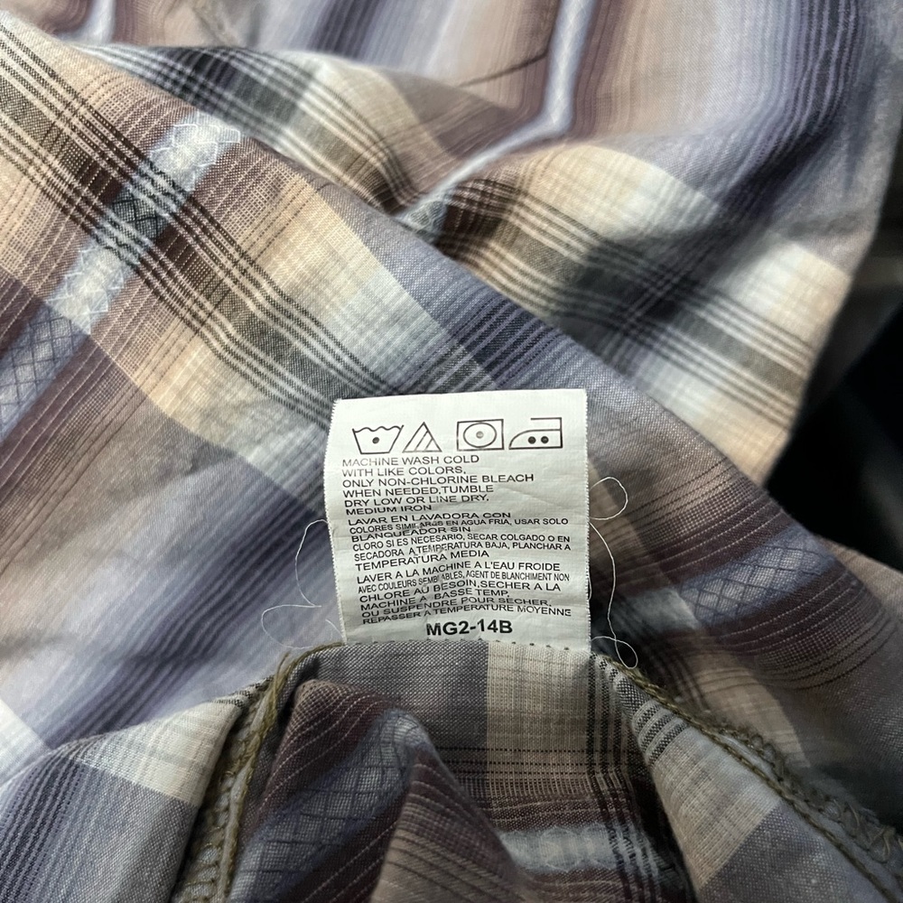 Wrangler Retro Plaid Shirt men’s Large Tall - Picture 8 of 8